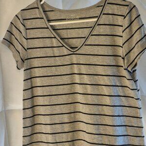 Set of 2 Rue21 Favorite Relaxed Tee size XS  black and gray